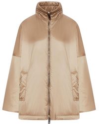 Max Mara - Max Mara
Giacca Con Zip A Collo Alto - Lyst