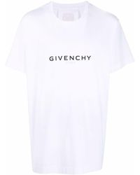 Givenchy - T-shirt a maniche corte in cotone. - Lyst