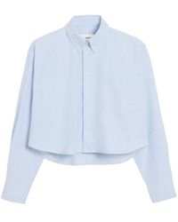 Ami Paris - Ami De Coeur Camicie Celeste-Donna - Lyst