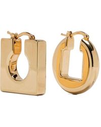 Jacquemus - Orecchini A Cerchio The Ronde Carre - Lyst