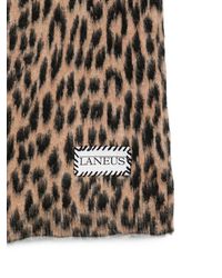 Laneus - Sciarpa Leopardata - Lyst