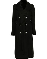 Tagliatore - Luce double-breasted linen coat - Lyst