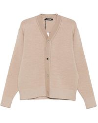 Jacquemus - Cardigan Con Scollo A V E Bottoni - Lyst