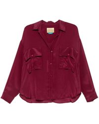 Momoní - Camicia Button-Down Con Taschino Sul Petto - Lyst