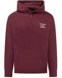 Drole de Monsieur - Drôle De Monsieur
Felpa Con Stampa Slogan E Cappucci - Lyst