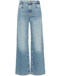 FRAME - Jeans le jane a gamba ampia - Lyst