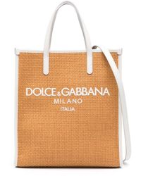 Dolce & Gabbana - Borsa tote con ricamo - Lyst