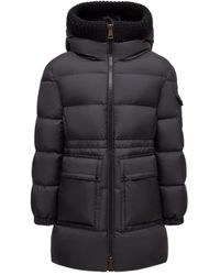 Moncler - Moncler Cappotto Imbottito Con Cappuccio - Lyst