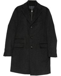 Corneliani - Cappotto Monopetto Con Tasche - Lyst