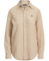 Polo Ralph Lauren - Camicia A Maniche Lunghe Con Bottoni E Righe - Lyst