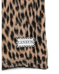 Laneus - Sciarpa Leopardata - Lyst