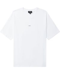 A.P.C. - T-shirt con stampa - Lyst