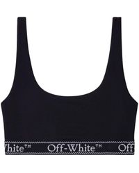 Off-White c/o Virgil Abloh - Off- Reggiseno Con Logo - Lyst