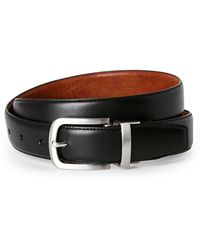 COLE HAAN BELT COLE HAAN LEATHER BELT REVERSIBLE FROM BLACK TO BROWN NEW W/TAGS