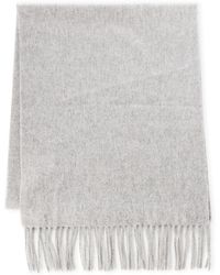 mens cashmere scarf no fringe