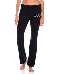Peace Love World Logo Yoga Pants Lyst Peace Love World Logo Yoga Pants Lyst