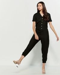 lush black jumpsuit