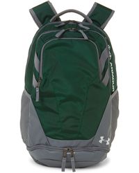pink and green under armour backpack