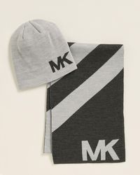michael kors beanie and scarf set
