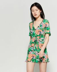 sandro floral jumpsuit