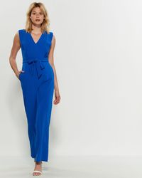 dkny blue jumpsuit