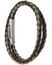 Tod's - Two-Tone Weave Wrap Bracelet - Lyst