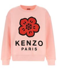 KENZO - Boke Flower Printed Crewneck Sweatshirt - Lyst