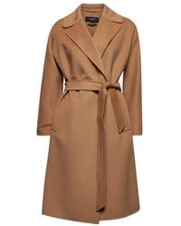 Weekend by Maxmara - Civada Tied-Waist Coat - Lyst