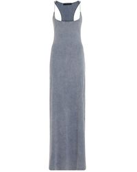 Y. Project - Scoop Neck Ribbed Maxi Dress - Lyst