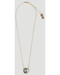 Marc Jacobs The Medallion Necklace - White