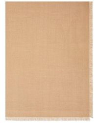 Max Mara - Curvone Frayed Edge Scarf - Lyst