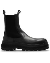 Jil Sander - + Chelsea Boots With Logo, - Lyst