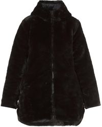 Save The Duck Reversible Hooded Coat - Black