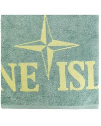 Stone Island - Beach Towel With Logo - Lyst