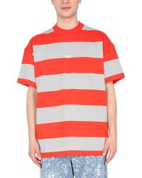 MSGM - T-shirt With Embroide Logo - Lyst