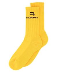 Balenciaga Sporty B Socks - Orange