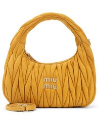 Miu Miu Handbags in Orange | Lyst