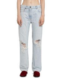 The Row - Distressed Burty Jeans - Lyst