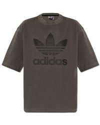 adidas Originals - Logo-printed Crewneck T-shirt - Lyst