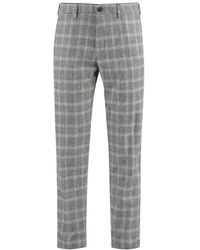 Department 5 - Checked Chino Pants - Lyst