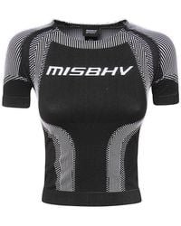 MISBHV - Black And White Sports T-shirt - Lyst