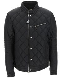 Moncler - Quilted Zipped Biker Jacket - Lyst