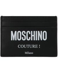 Moschino - Couture Logo Print Cardholder - Lyst