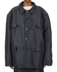 Maison Margiela - Long-sleeved Buttoned Jacket - Lyst