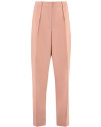 Pinko - Pietra High-waist Tapered-fit Trousers - Lyst
