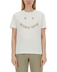 PS by Paul Smith - T-Shirt "Floral" - Lyst