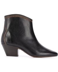 Isabel Marant Dacken Pointed-toe Ankle Boots - Black