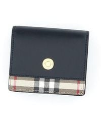 Burberry - Vintage Check Small Folding Wallet - Lyst
