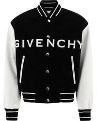 Givenchy - Wool & Leather Big Varsity Jacket - Lyst