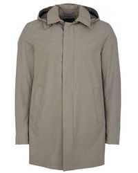 Herno - Laminar Hooded Trench Coat - Lyst